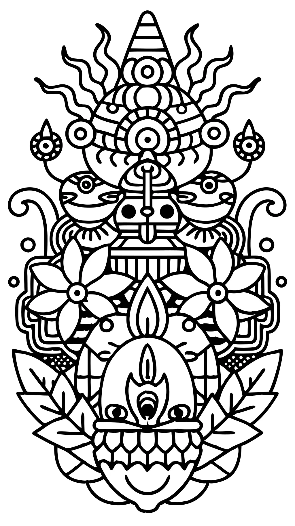 hard to color coloring pages